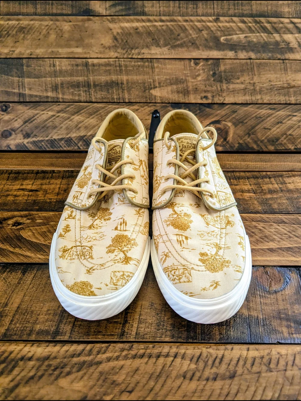 Nike SB Zoom Janoski OG+ PRM City Of Style Sesame Gold FD6641-200 Mens Size 12